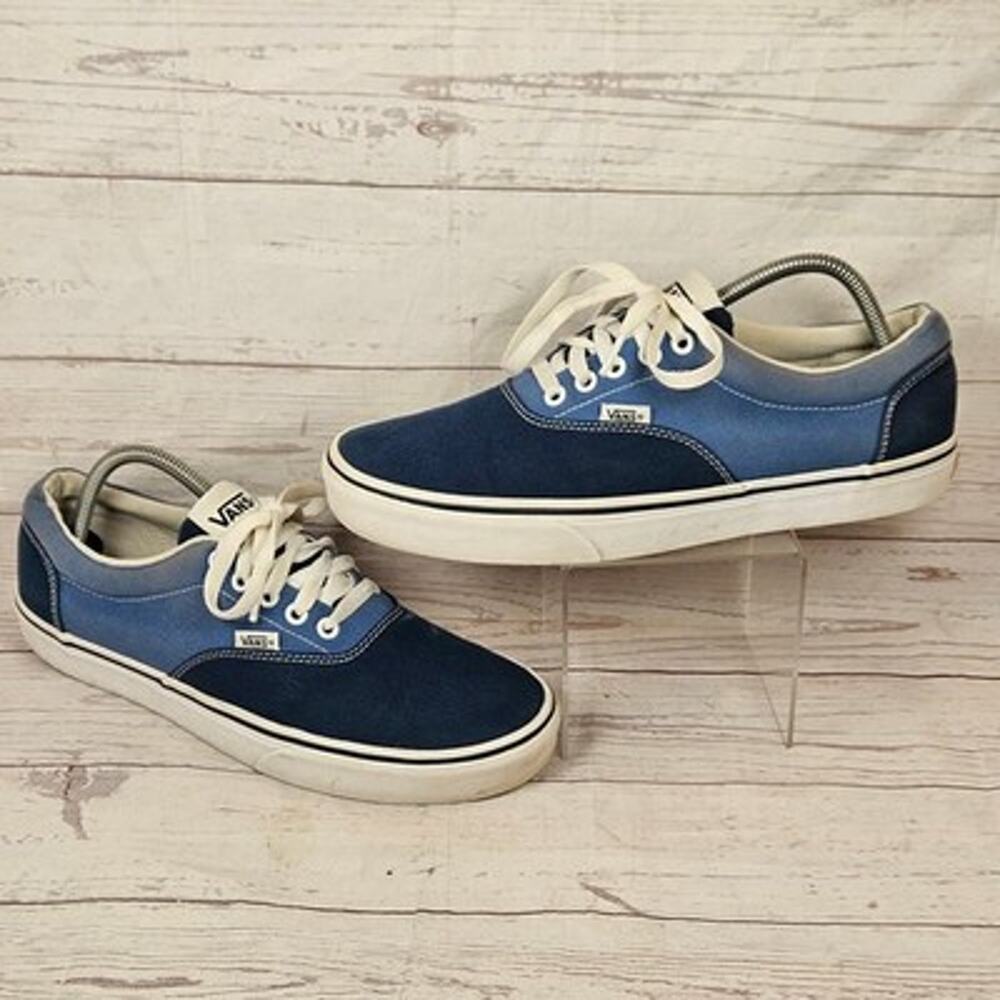 Vans Era Authentic Sneakers Men's Blue US 9.5 Canvas Lace-Up Skate Shoes
